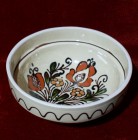 Castron ceramica traditional, model floral, 16 cm