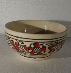 Bol ceramic tradițional 400 ml (roșu)