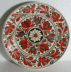Farfurie ceramică tradițională Transilvania, 21 cm