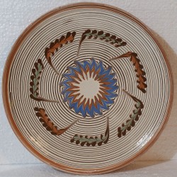 Farfurie spice de grau Horezu, 21 cm