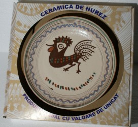 Farfurie traditionala Cocosul de Horezu in cutie