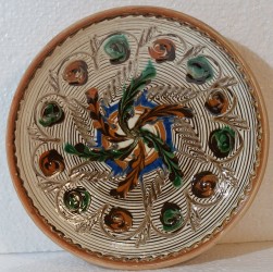 Farfurie tradițională 19 cm Horezu