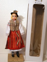 Papusa in costum popular romanesc Kronstadt