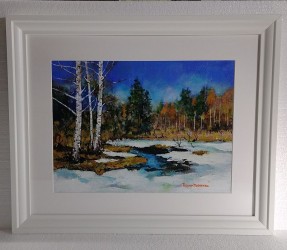 Început de primavara pictura Unicat