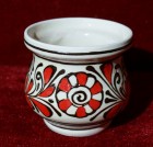 Cana traditionala ceramica Transilvania, 220 ml (rosu)