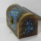 Caseta pictata flori de Nu-ma-uita