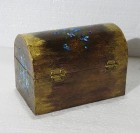 Caseta pictata flori de Nu-ma-uita