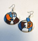  Cercei handmade „Inspirație Picasso” 