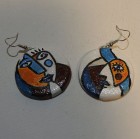  Cercei handmade „Inspirație Picasso” 