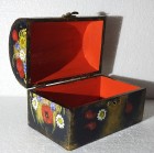 Cufar mediu pictat cu flori de camp