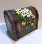 Cufar unicat Narcise, 16x11x13 cm pictat manual