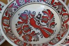 Farfurie ceramica adanca Corund (rosu, 20 cm)