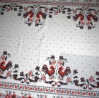 Fata de masa imprimata cocosi 150x160 cm