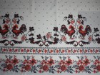 Fata de masa imprimata cocosi 150x160 cm