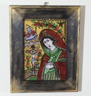 Icoana pe sticla Maica Indurerata