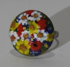 Inel pictat manual, flori de câmp UNICAT