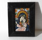 Maica Domnului cu Pruncul, icoana pe sticla