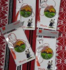 Mărțișor pictat manual - Apus de primavara