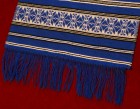 Servet traditional Transilvania, 40x37 cm (albastru)