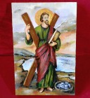 Sf Apostol Andrei pictura pe lemn