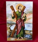 Sf Apostol Andrei pictura pe lemn