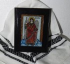 Sf Gavriil, icoana pe sticla