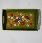 Tava decorativă cu flori de câmp