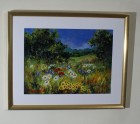 Valea Florilor, pictura originala 52x42 cm