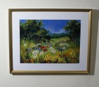 Valea Florilor, pictura originala 52x42 cm