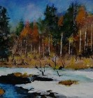 Început de primavara pictura Unicat